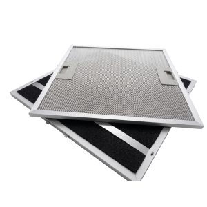 Filtro De Aluminio + Filtro de Carbon Activado Para Campanas Extractoras Challenger 33 x 32 Centímetros